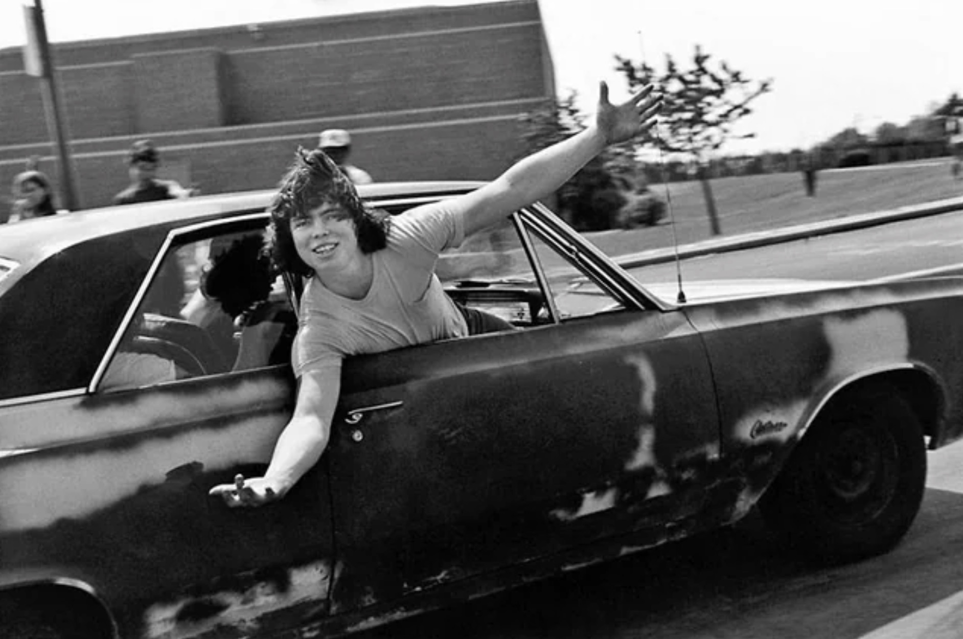 School’s out. Scenes from high school, Long Island, NY, 1970s. 